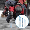 5PCS Tungsten Carbide Masonry Drill Bit Set with Carbide Tips,