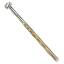 Pack of 10 M6 120 mm Screw 120 mm Furniture Screws with Nuts, Carbon Steel Furniture Screws Cylinder Nuts Connection Connector for Connecting Wood, Boards, Kitchen Worktops, Cabinets