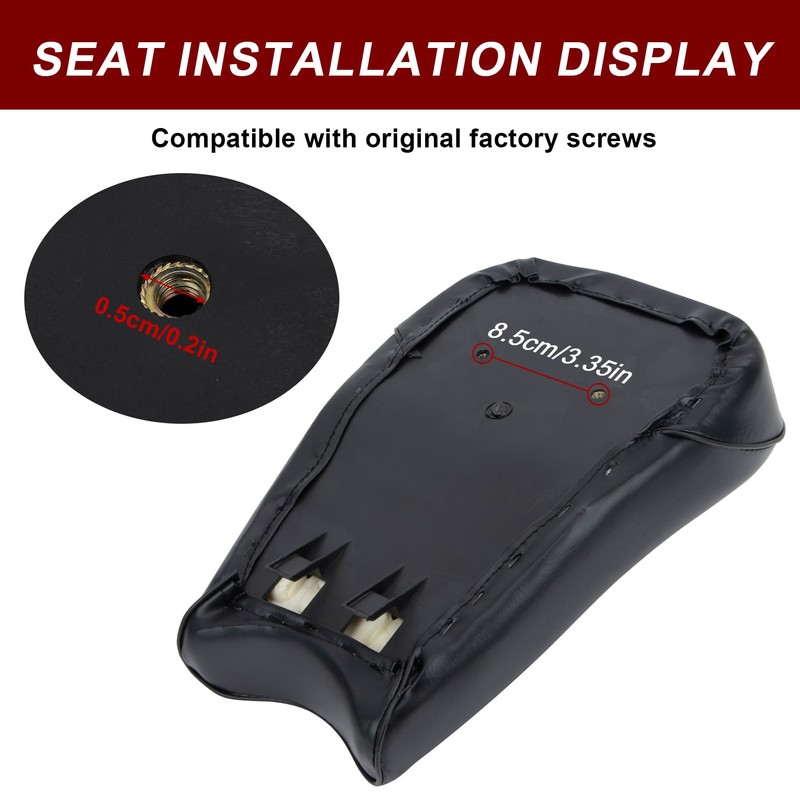 Mini Bike Seat - PSLER Motorcycle Seat, 15 Inches Seat