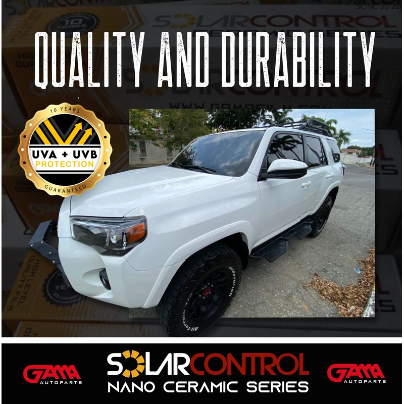 SOLARCONTROL Window Tint Car Film 20" X 100FT Nano Ceramic
