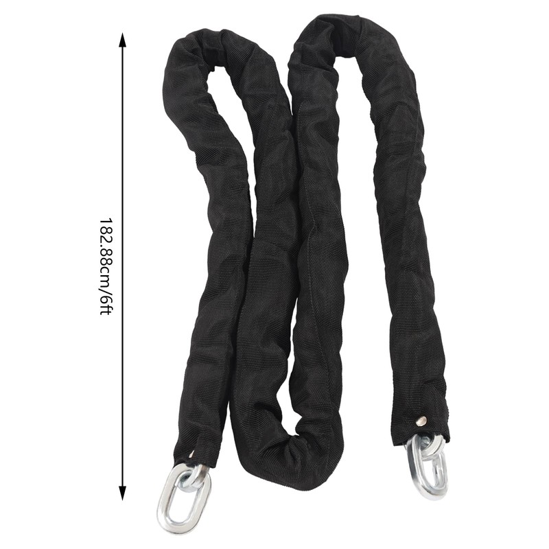 Heavy Duty Chain Lock 3/8 Inch x 6 Ft Security