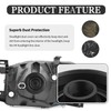 2PCS Car Headlight Dust Cover for H4 Light Bulb,EPDM Rubber