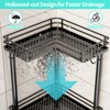 HapiRm Corner Shower Caddy Standing - 2 Tier Shower Organizer