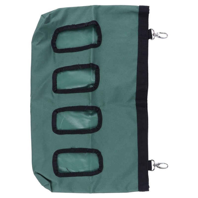 Rabbit Feeder Bag Hanging Feeding Tote with 4 Holes for