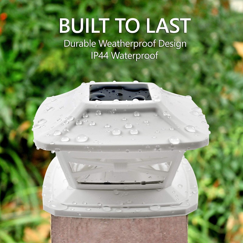 Davinci Lighting Flexfit Solar Outdoor Post Cap Lights - Includes