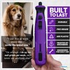 Diamondg Cordless Dog Nail Grinder with Quiet Sound & LED
