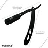 Yusibra Porta Navaja de Barbero, Acero Inoxidable, Afeitar,Calidad Profesional Acero