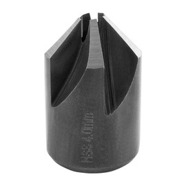 ENT 50504 Countersink HSS, Diameter (d) 4 mm, D 16 mm, E 90°, GL 25 mm, Countersink Deburring for Wood Drills, Countersunk Screws