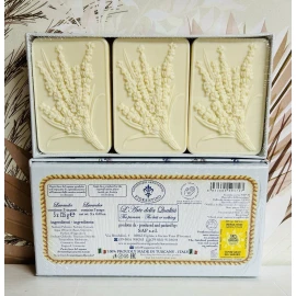 Saponificio Artigianale Fiorentino 2-Pack Saponificio ~ Lavender Scented Bar Soap 6 Bars 4.40 oz Each
