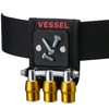 VESSEL QB-10MB3Y Quick Catcher, 3 Row Holder, Magnetic Included, Yellow