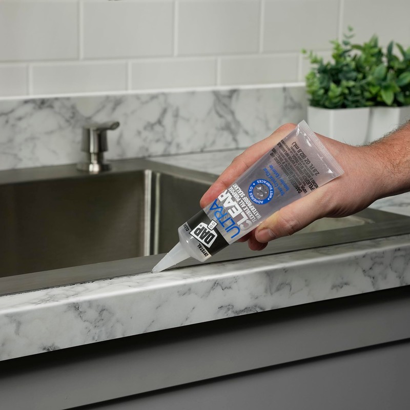 DAP Ultra Clear All Purpose Sealant, Crystal Clear, 2.8 Oz