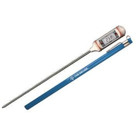 Digi-Sense Long-Stem Digital Pocket Thermometer, 8" L, -58 to 302F/-50 to 150C