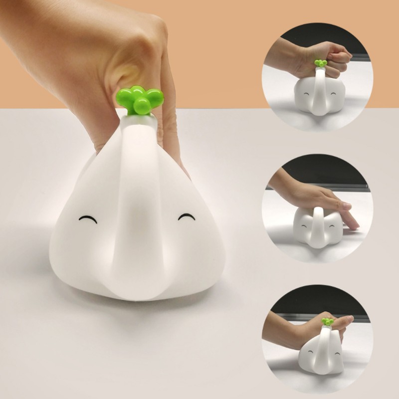 Night Light Silicon Elephant Nursery Night Lights 3 Brightness USB