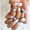 Dara Beauty April Art of the MonthTwo-tone Gra Ribbon Nails❣