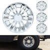 4PCS 8" Wheel Hub Caps for Universal Golf Cart Wheel