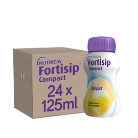 Fortisip Compact Liquid Vanilla 125ml x 24 Bottles