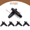DHER Pack of 10 Toggle Buttons, Oval Toggle Horn Toggle