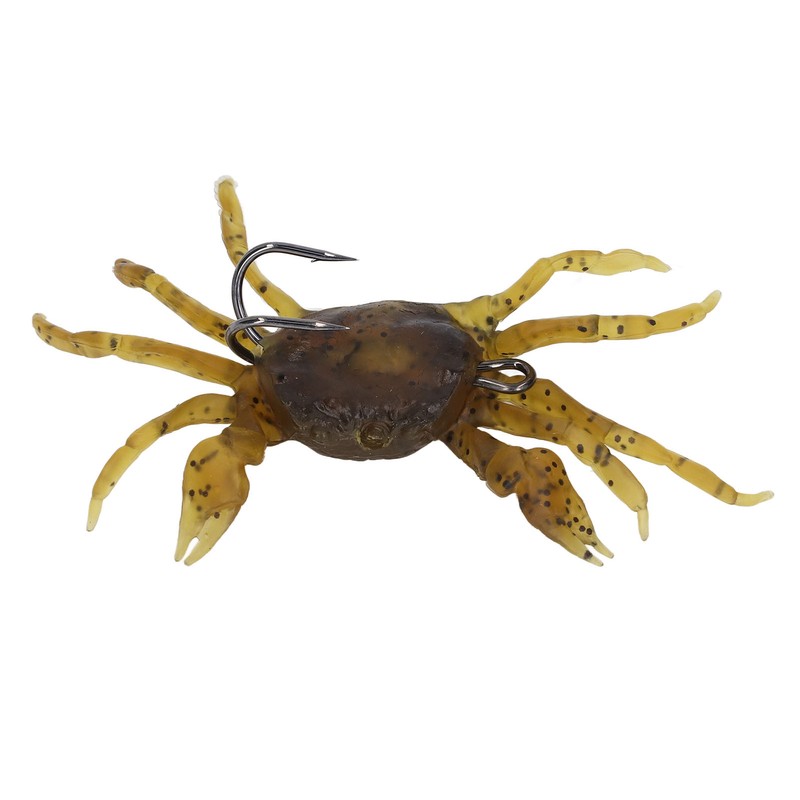8Pcs Artificial Crab Bait 13cm 33.5g Simulation Crab Soft Lure