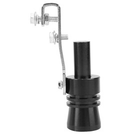 Turbo Sound Whistles, Aluminium Alloy Exhaust Pipe Whistle Car Vehicle Exhaust Pipe Automobile Modified Turbo Sound Tail Throat Whistle (Black)