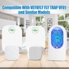 Qualirey 12 Pack Flying Insect Trap Refill Compatible with VEYOFLY
