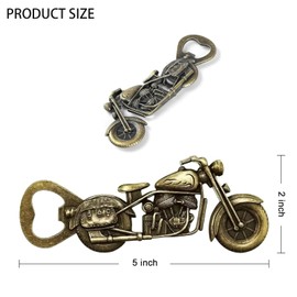Quixotical Motorrad Bier Flaschenöffner, Motorrad Bier Geschenke für Männer, Motorrad Bier Geschenke Vatertagsgeschenk, Geburtstagsgeschenk, für Vater, Ehemann, Opa