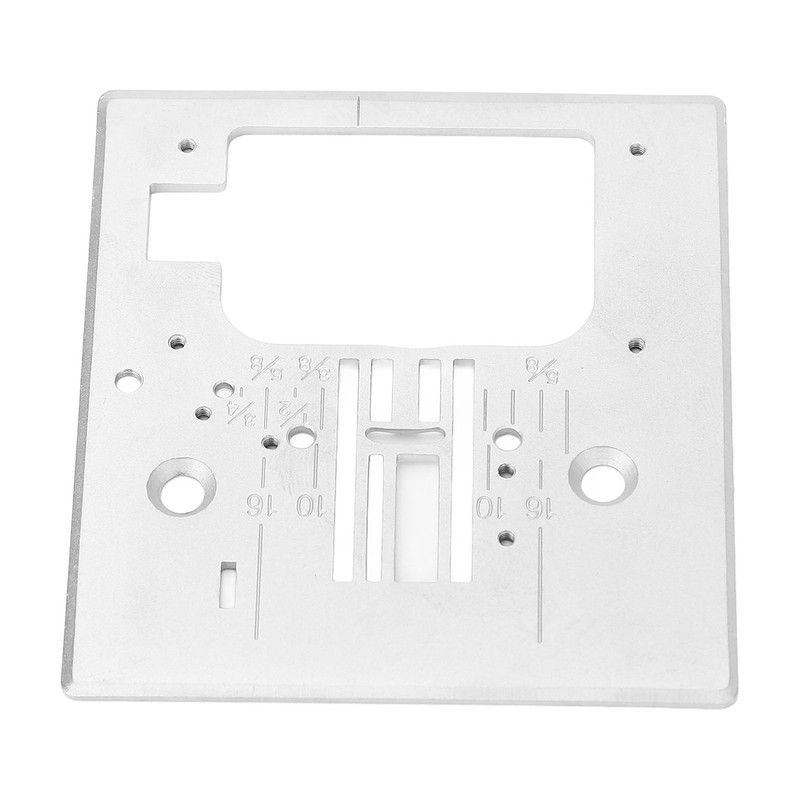 Sewing Machine Needle Plate 7.6x8.4cm Steel Needle Throat Plate for