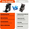 Folding Brackets Black, 0-180 Degrees Self-Lock Hinge with Screws for