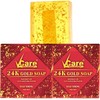 VCare 24K Gold Soap, 125 gm, (Pack of 2)