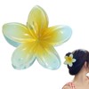 Flower Hair Claw Clips, Hawaiian Claw Clips for Vacation, Strong