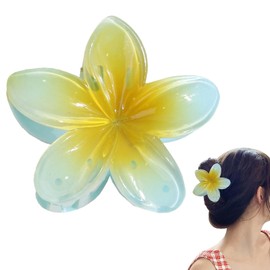 Flower Hair Claw Clips, Hawaiian Claw Clips for Vacation, Strong Hold Hairstyles Accessories for Girls Ladies Girlfriend Wife Sister