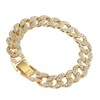 Cuban Bracelet Cuban Boutique Rhinestone Jewelry Hip Hop Couple Bracelet