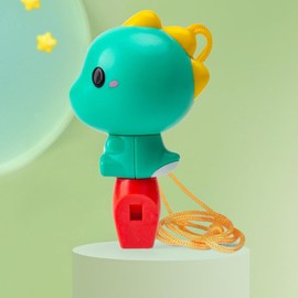 Jadelute loud and clear sound whistle, outdoor play whistle(Dinosaur)