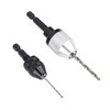 Yosoo 2 Piece Keyless Drill Chucks, 10PCS Bits, Hex Shank