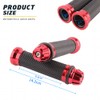 DREAMIZER Motorcycle Handlebar Grips 7/8-22mm Handle Grip Universal CNC Handlebar