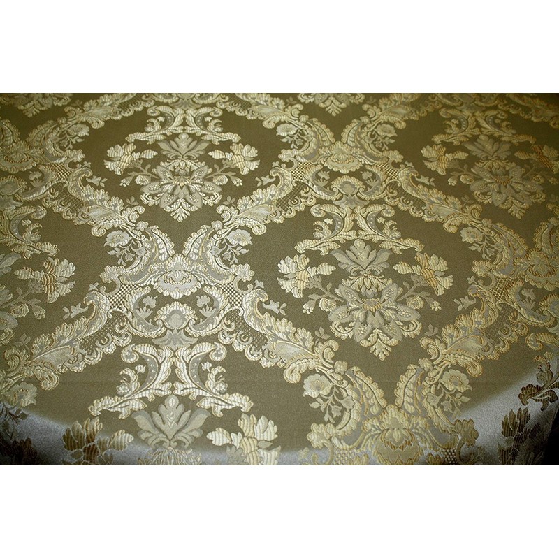 Damask Upholstery and Drapery, Jacquard Fabric Sold by The Yard