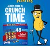 Planters Salted Peanuts - Protein Rich Snack - Single-Serve Packs