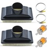 Atunee 2PCS Air Fil-ter for Kawasaki FR541V FR600V 4-Cycle Engines