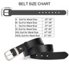 WHIPPY Women Leather Belts for Jeans Pants Fashion Dress Belt