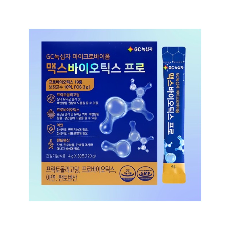 GC녹십자 맥스 바이오틱스 프로 마이크로바이옴 30포X1개 GC Green Cross Max