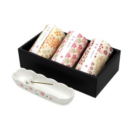 Wayu Incense Incense, Ready to Use Incense Burner, Assorted of 3 Types (Cherry Blossom, White Plum, Osmanthus Rhinocerosis), Aromastic, Healing, Indoor Incense, Kameyama