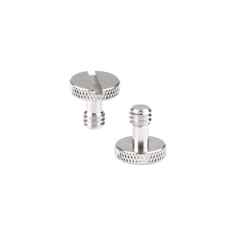 CAMVATE 1/4"-20 Slotted Screw for Camera Quick Release Plate (2