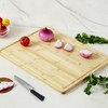 Extra Large Bamboo Cutting Board 24"x18", XL Chopping Board for