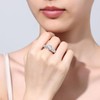 JIEKAYUAN Moissanite Bridal Ring Sets for Women 2.2CTTW (2CT Center)