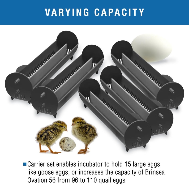 Brinsea Large Egg Carriers for Ovation 56 Incubator, Optional Accessory