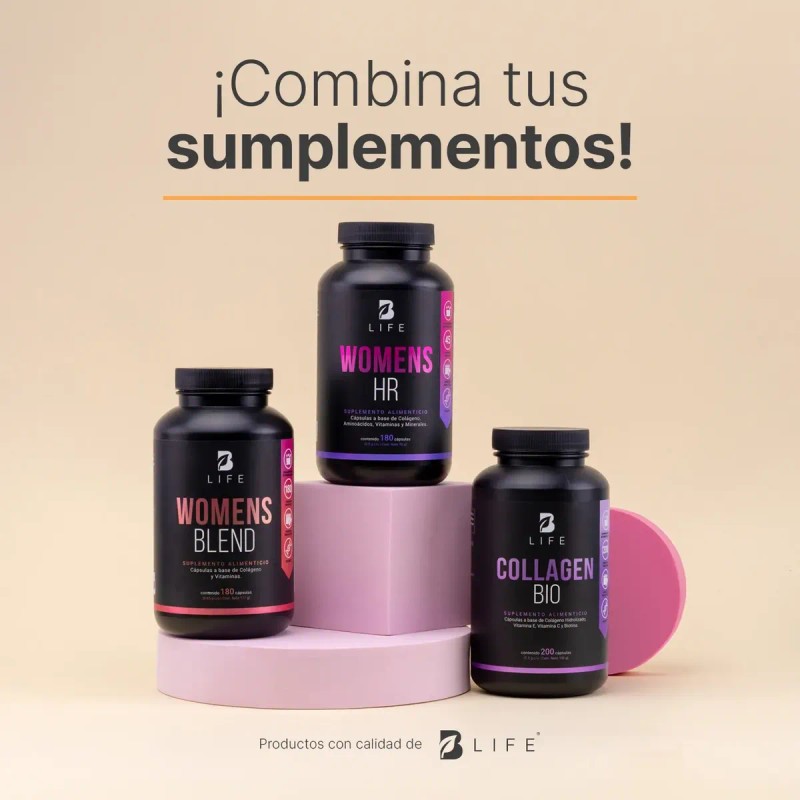 Vitaminas Cabello Mujer 180 Cápsulas Colágeno Life