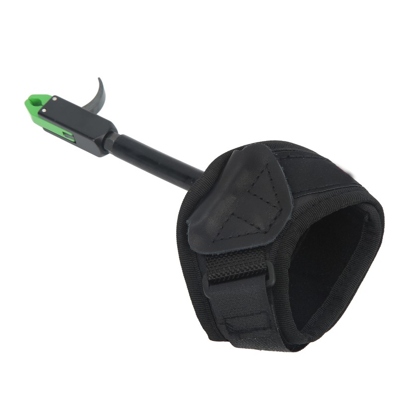 Bow Caliper Release Aid Aluminum Alloy Neoprene Wrist Strap Archery