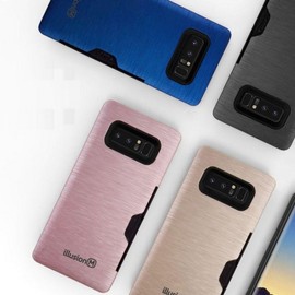 Illusion Metal Card Bumper for Galaxy S25 Ultra SM-S938N Galaxy S25 Ultra/Illusion Metal Rose Gold 5ea