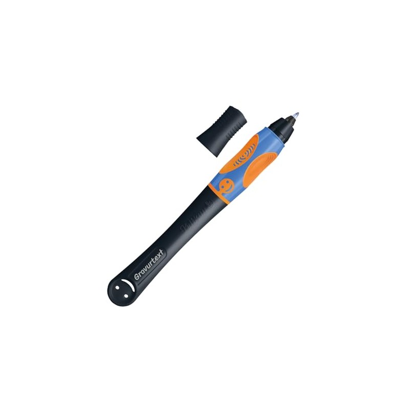 Pelikan Griffix Ink Pen for Left-Handed Users, Neon Black, with