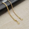 JSEA 4 5mm Stainless Steel Chain Bracelet Twist Rope Bracelet