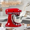 Pouring Chute Attachments Stainless for Stand Mixer Bowl Compatible with
